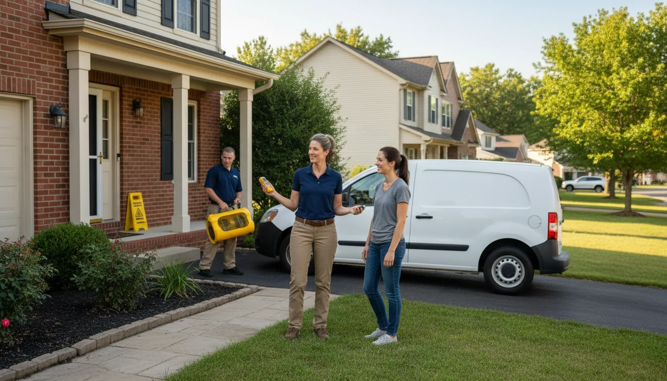 Water restoration image for Water Damage & Restoration Services in New Windsor, MD